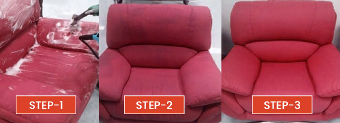 Upholstery Cleaning Process